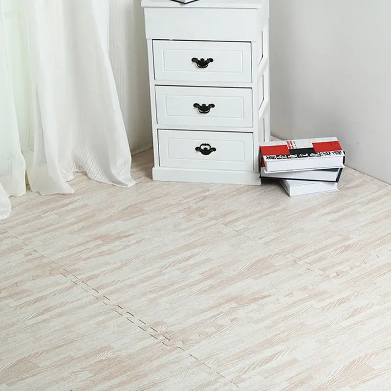 Мебель для дома напольный коврик упражнений под дерево белый 30X30 см имитация