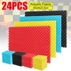 Звукоизоляционная губка для студийной звукоизоляции, 36 шт., 300x300x33 мм, Звукопоглощающая обработка, уплотнительные полоски