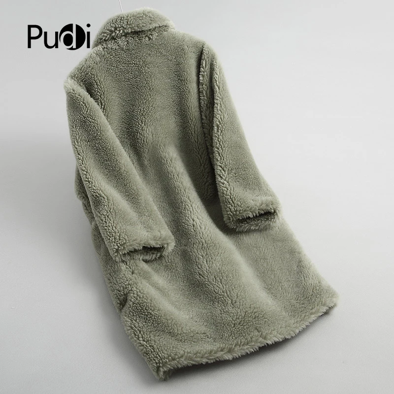 PUDI A18117 Женское зимнее теплое шерстяное пальто с воротником, Женское пальто, куртка, пальто