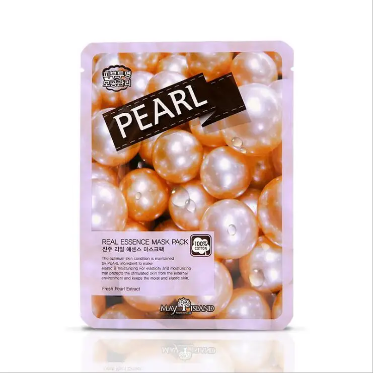 3- Pearl 15 цветов, маска для лица I'm REAL Tony moly, увлажняющая, против старения, сужает поры, Корейская листовая маска для лица, косметика - Цвет: 3- Pearl