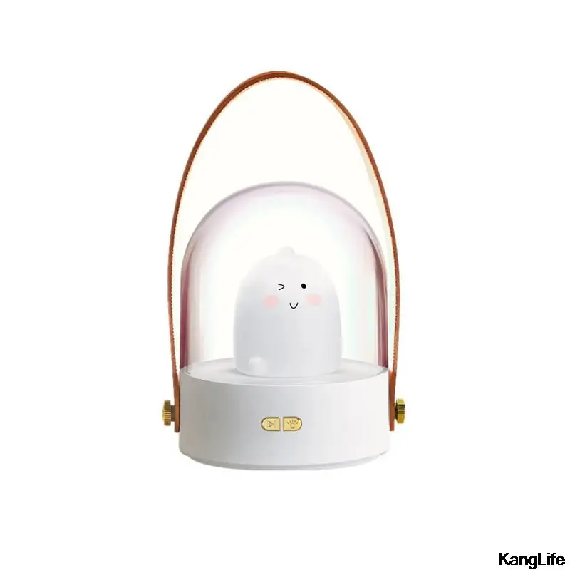 Прикроватная лампа музыкальная портативная с USB-зарядкой и тремя режимами