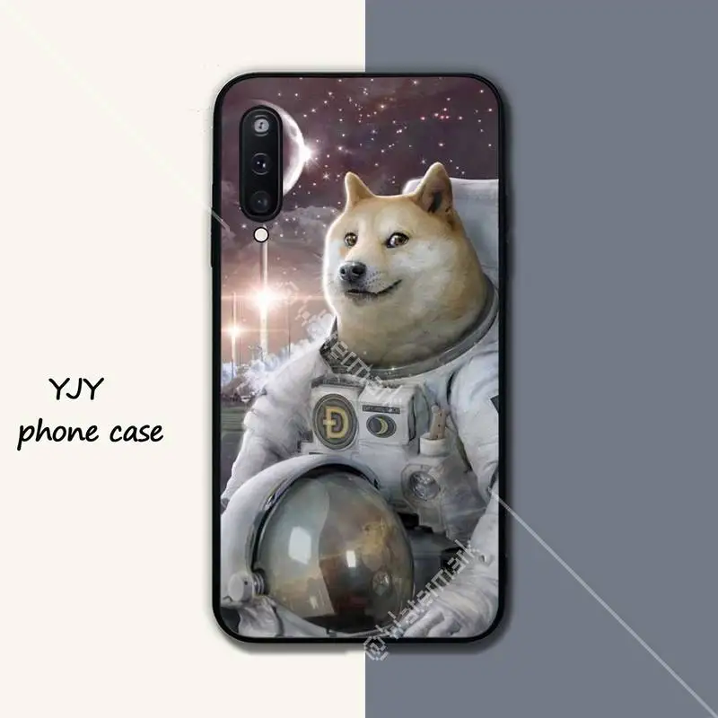 Yinuoda Doge Meme Kabosu black soft phone case cover for Samsung galaxy M 30S A6 A7 2017 2018 A10 A20 E A30S A40 A50 A70 A80 | Мобильные