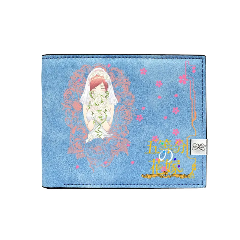 Quintuplets женские портмоне из искусственной кожи короткий кошелек Kawaii ID Card Holder Nakano Miku Money Phone сумки