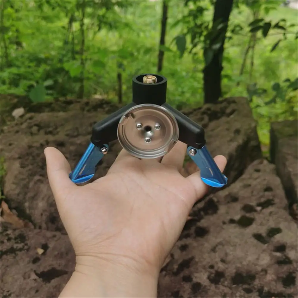 

1Pcs Outdoor Triangle Adapter Burner Converter Gas Tank Adapter Outdoor Stove Conversion Head Camping Outdoor