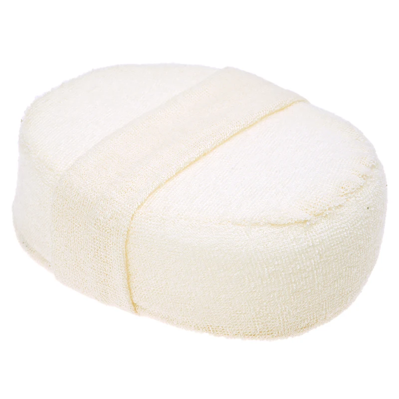 Мода щетка для ванной полотенце тела вытирания натуральной люфы эллипса