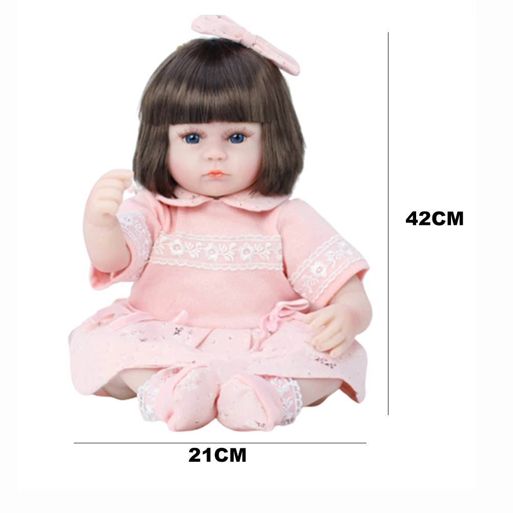 

42cm Reborn Baby Lifelike Newborn Simulation Animals Baby Enamel Dolls Kids Educational Toys Reborn Doll for Children Gifts