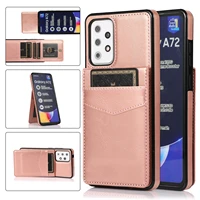 luxury wallet phone case for galaxy s21 fe s21ultra a52 a72 a12 a22 a82 a42 a32 5g fundas leather card pocket stand back cover