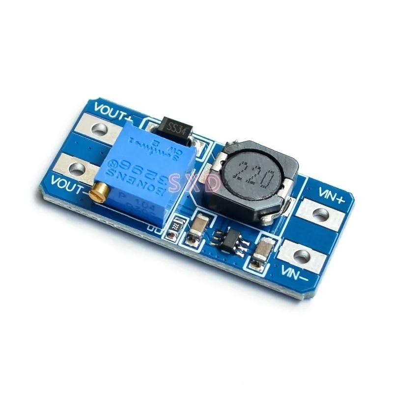 Mt3608 DC Boost модуль 2A доска Вход Напряжение 2 24 V 5 / 9/12 28 Регулируемый|Интегральные