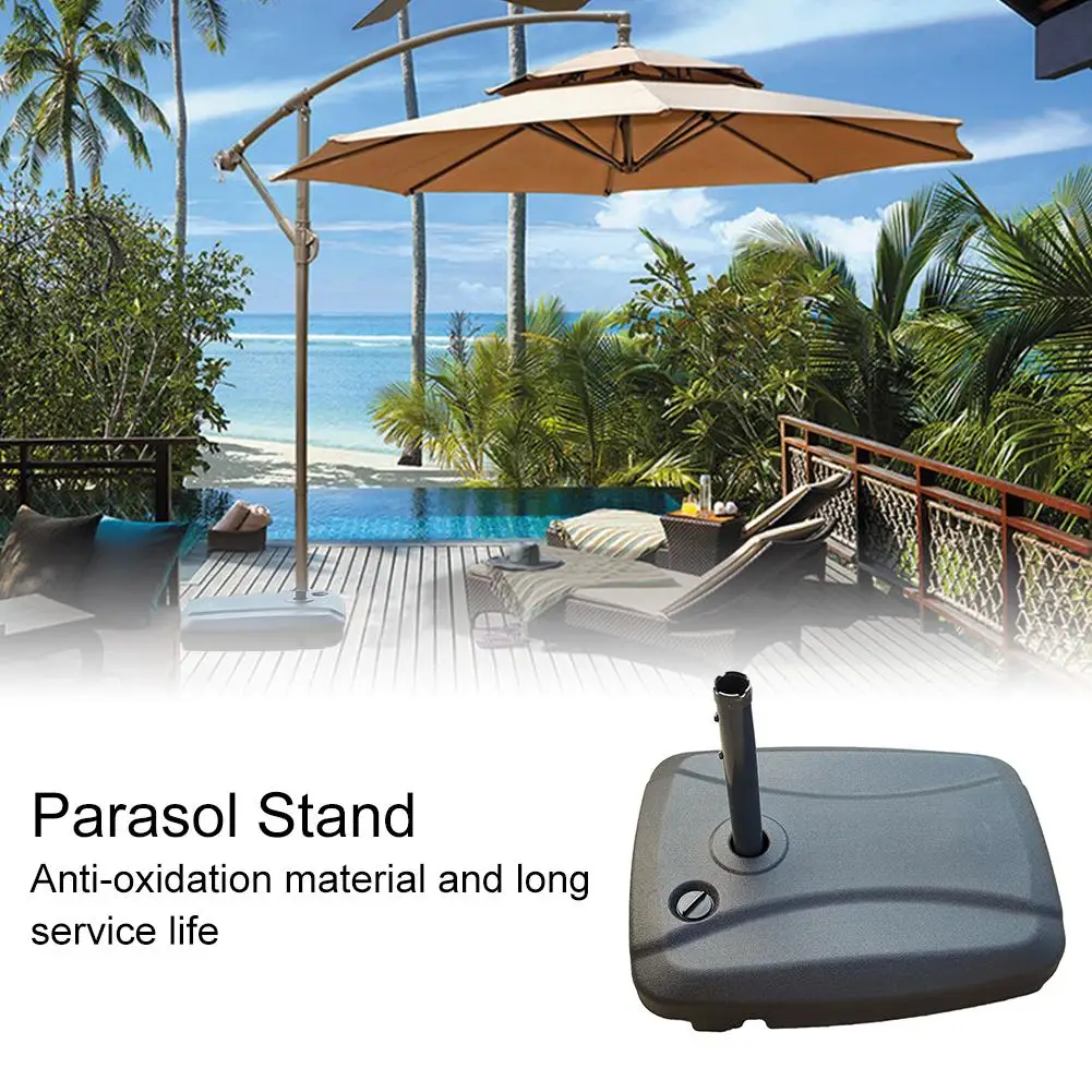 

Garden Umbrella Base Outdoor Water Injection Parasol Stand Sunshade Anchor Patio Umbrella Stand Sun Shelter Accessory Water Fill