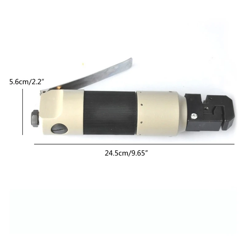 

7XEA Zinc Alloy 5.6 cm Diameter Pneumatic Punch Tool Puncher Edge Setter Air Powered Pneumatic Puncher for Carpenters