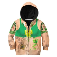 irish st patricks day hoodies t shirt 3d printed kids sweatshirt jacket t shirts boy girl funny animal apparel 02