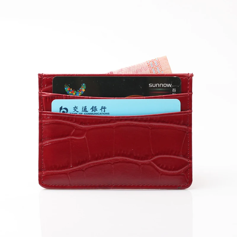 XMESSUN держатель для удостоверения личности с крокодиловым узором тисненый