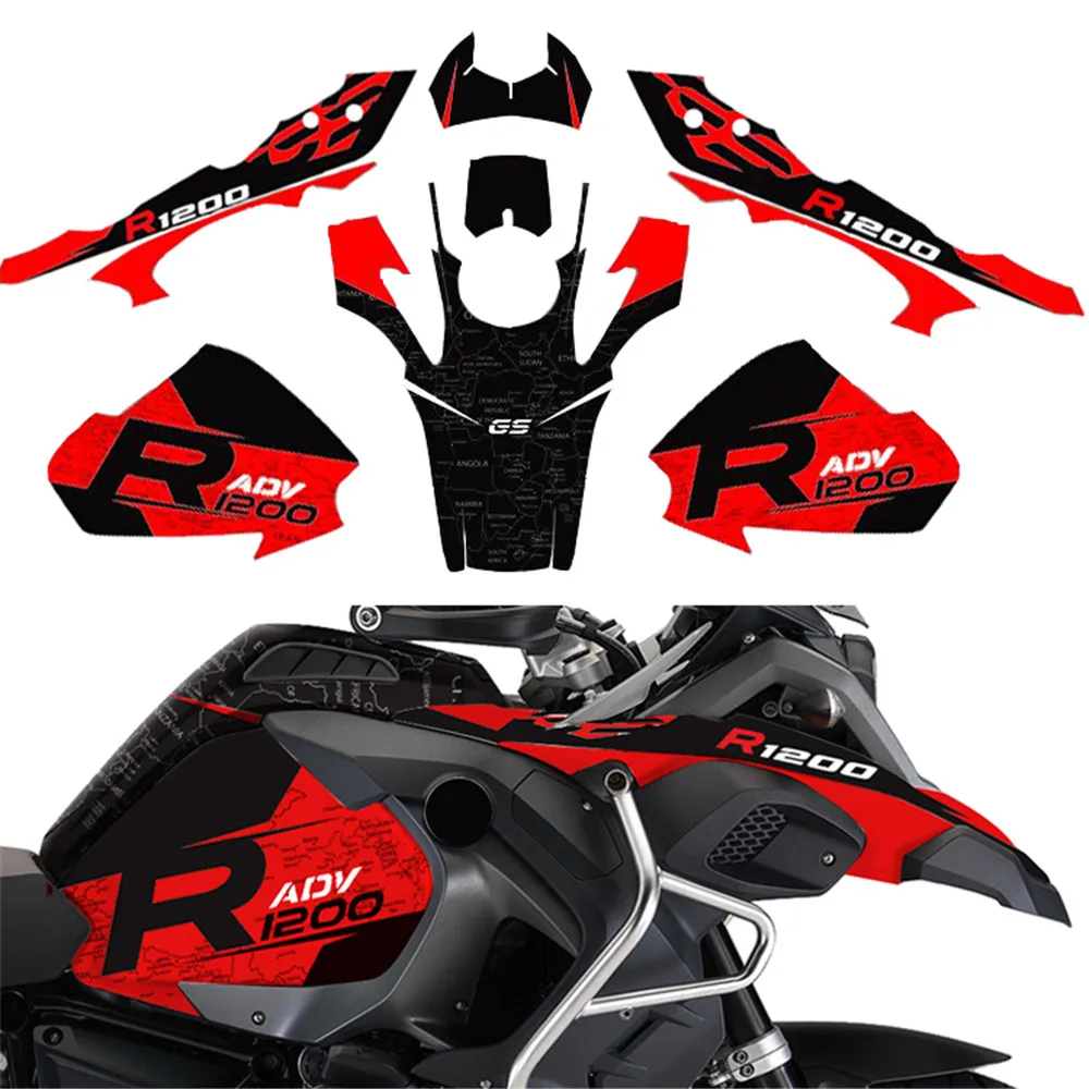 

For BMW R1200GS Adventure Decals R1200 ADV 2014-2017 Anti-UV Motorcycle Protection Sticker New
