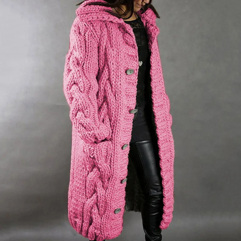 Зимний модный длинный Повседневный свободный свитер 2020 женские свитера осенние