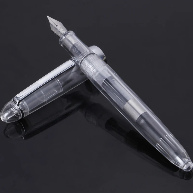 JINHAO 992 прозрачная перьевая ручка 0 5 мм канцелярские принадлежности Письменные
