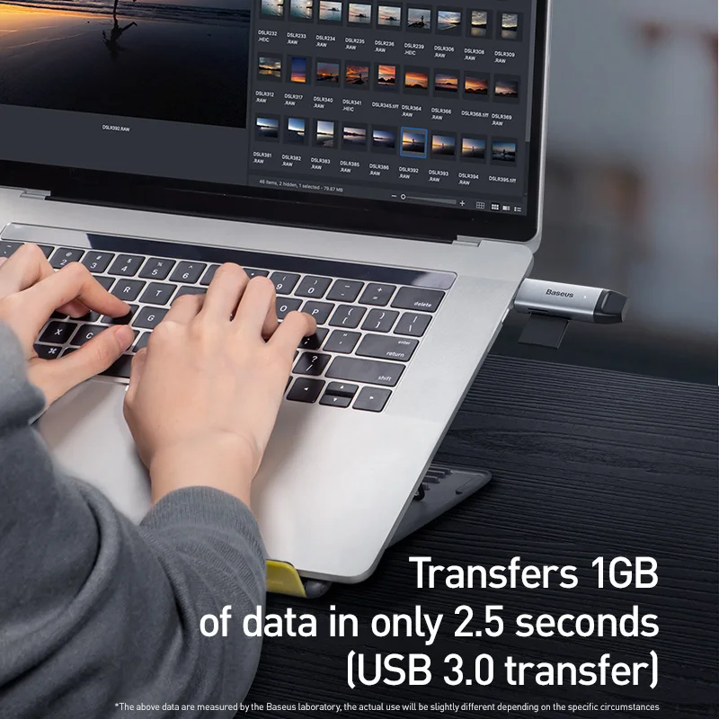Устройство для чтения карт памяти Baseus 2 в 1 USB 3 0 и Type C на SD Micro TF OTG | Мобильные