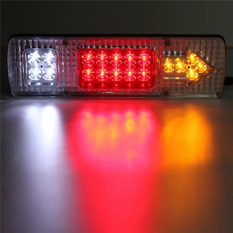 2 шт 12V светодиодный Предупреждение свет универсальный прицеп задние стоп