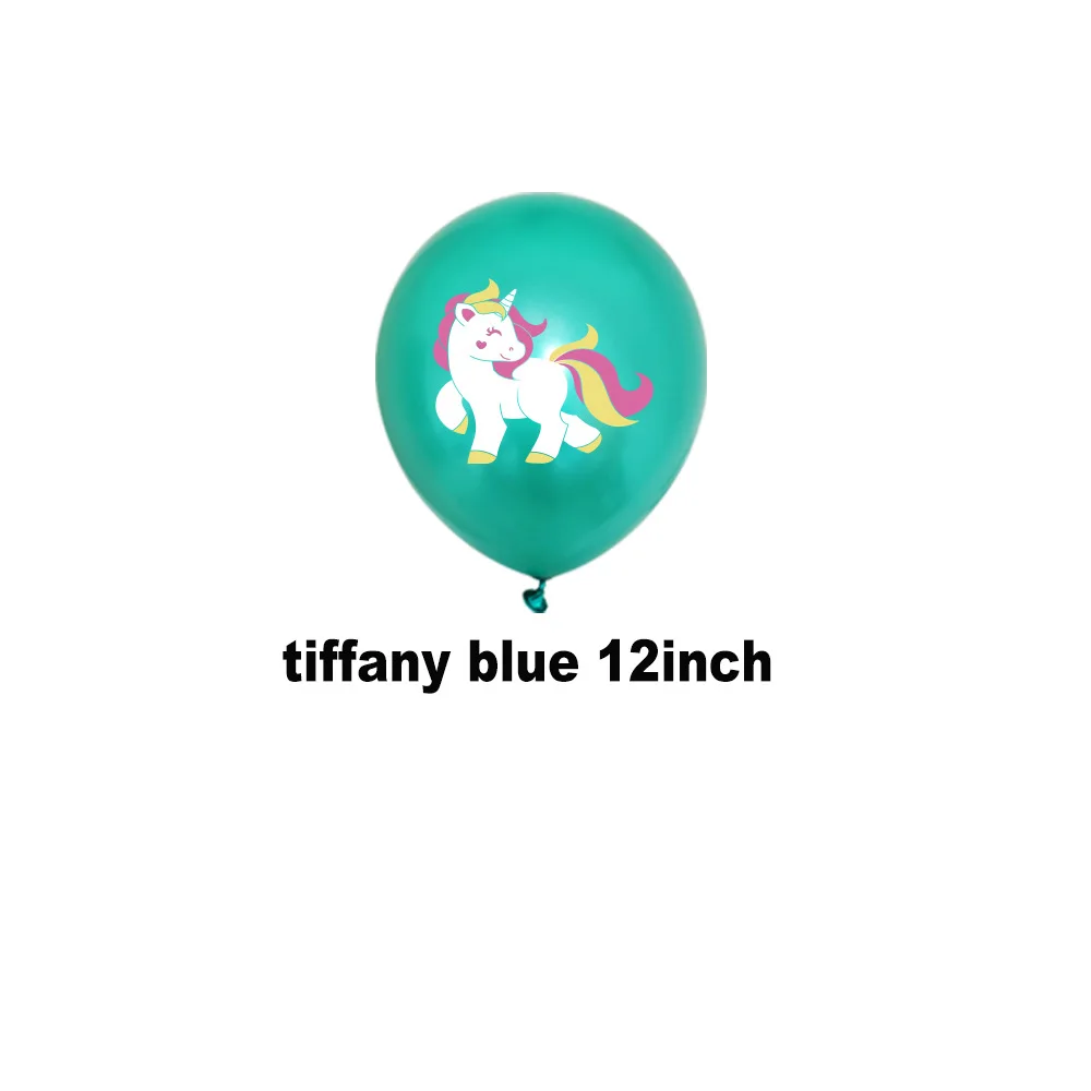 1 набор Радужный Единорог воздушный шар брелок для торта вечеринки мальчиков и