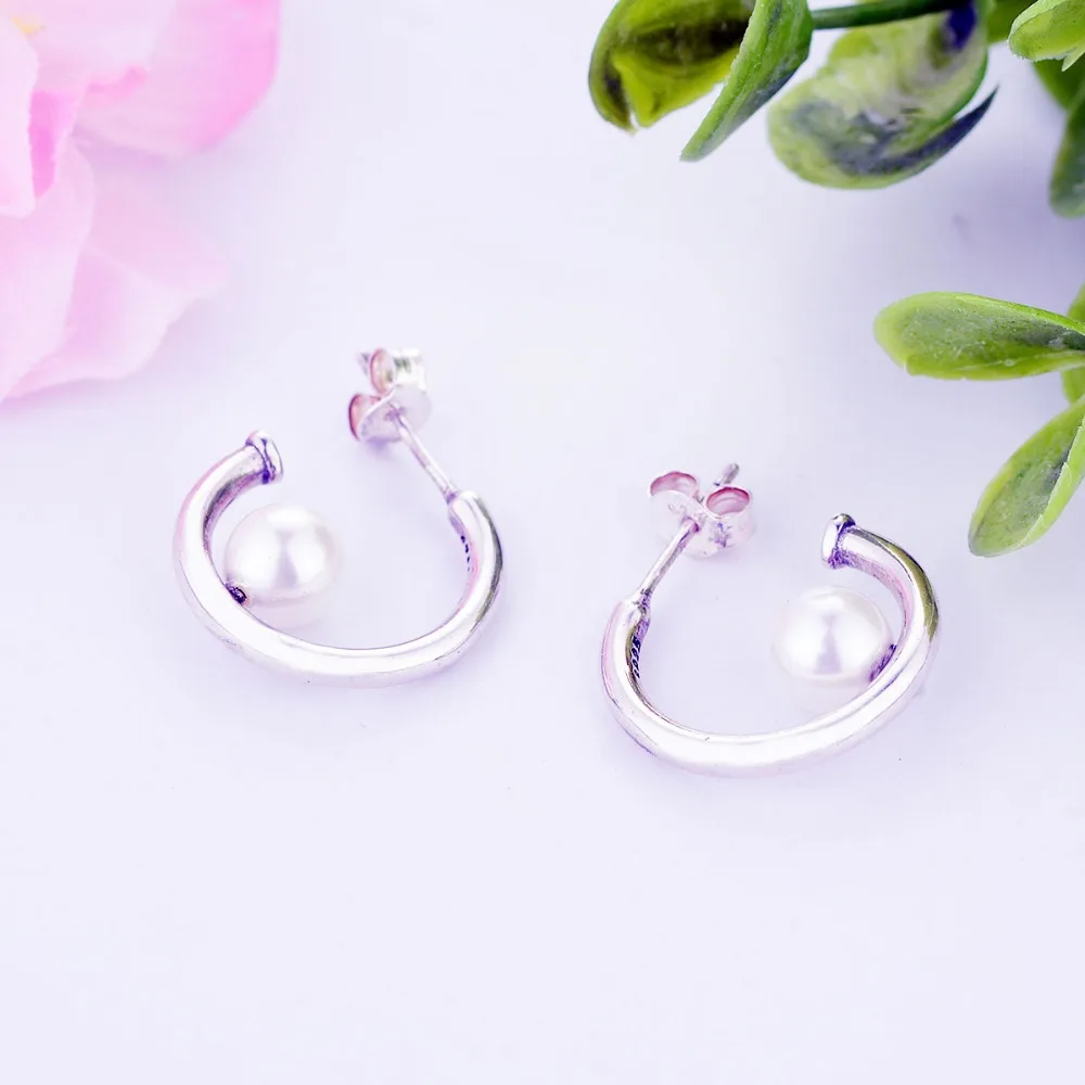 Оптовая цена современный жемчуг Silvr серьги 2019 Мода весна 925 стерлингового серебра