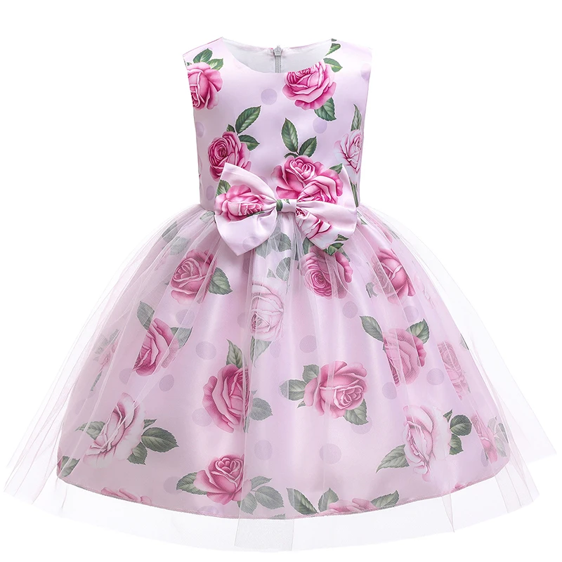 

Детская одежда 2021, платье для девочек, платье для выпускного вечера на день рождения, платье принцессы с принтом для свадебной вечеринки, Ро...