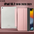 Чехол для планшета iPad 10,2, 7, 8, 9 поколения, Ультратонкий чехол из искусственной кожи для iPad 7, 8, 9, 2019, 2020, 2021