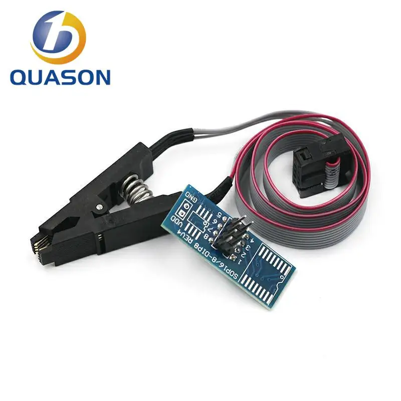 SOIC8 SOP8 Flash Chip зажим для проверки ИС Socket Adpter BIOS/24/25/93 программатор arduino|Интегральные