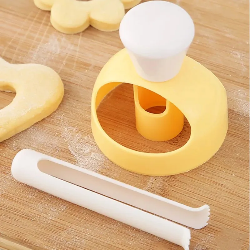 Creative DIY Donut Mold Cake Decorating Tools Plastic Desserts Bread Cookie Cutter Dough Maker Baking Kitchen Bakeware Tools