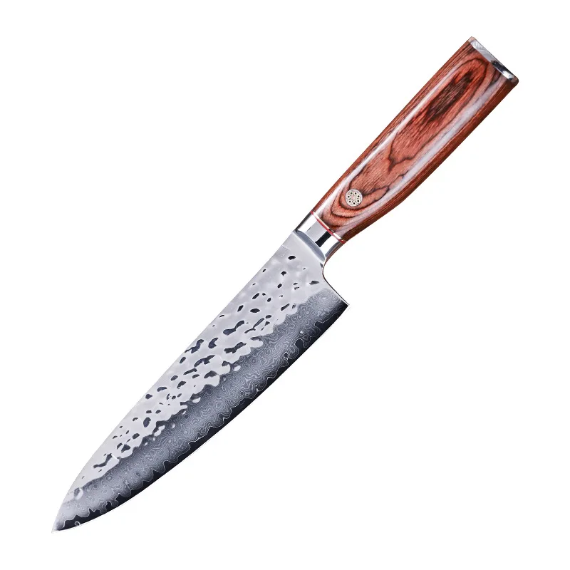 

Damascus steel Western-style professional chef knife kitchen home kitchen knife fast-edged sharp cow knife