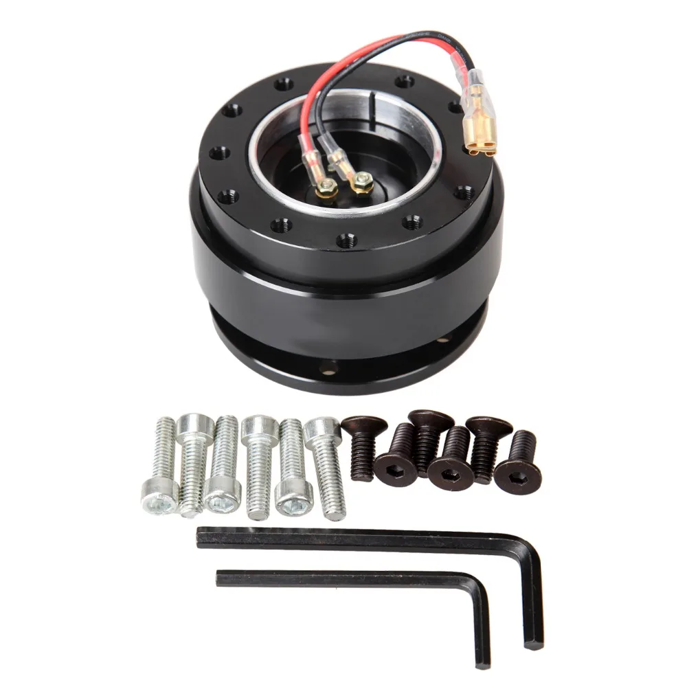 Все Черная Пластина быстрого крепления руля Алюминий Quick Release концентратор