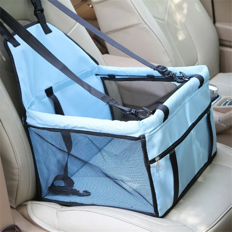 

2021 New Dog Car Mat Pet Safety Seat Anti-dirty And Waterproof Pet Car Charter Kennel Pet Net Yarn Hanging Bag in The Car
