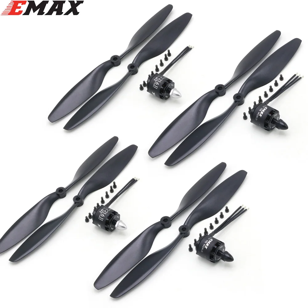 Emax MT2216 II 810KV CW CCW бесщеточный двигатель + 1045 пропеллеров для мультироторов RC