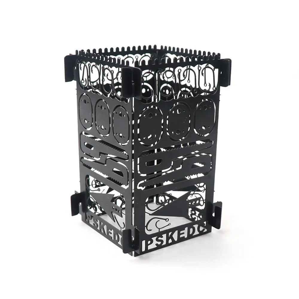 

1PC Outdoor EDC Stainless Steel Fishing Hook Card Portable Fishing Hunting Multifunction Tool Card EDC Camping Survival Card