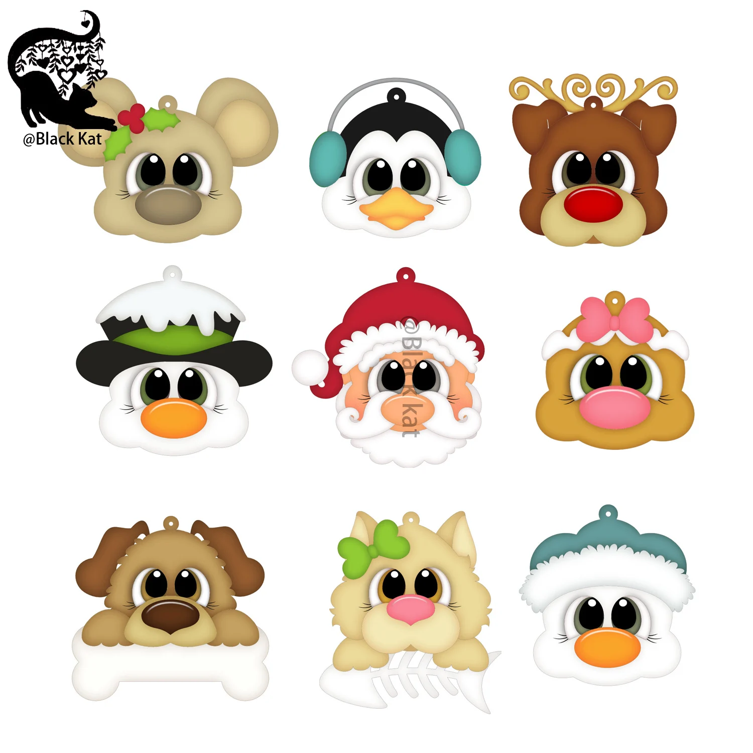 

10 видов вырезанных штампов на рождественскую елку, Санта-Клаус, снеговик, собака, металлический трафарет для тиснения, сделай сам, скрапбуки...