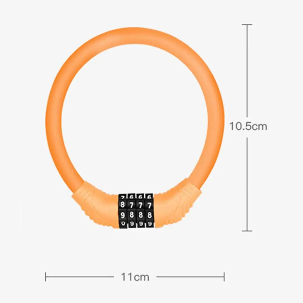 

85% Hot Sales!! Bicycle Anti-Theft Portable Password Safety Ring Lock for Electric Motorcycle Mountain Bike