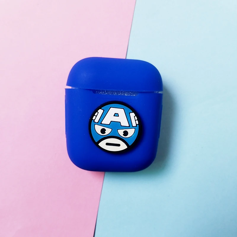 ТПУ силиконовый Bluetooth беспроводной чехол для наушников Защитный чехол для Airpods кожа аксессуары для Apple Airpods зарядная коробка