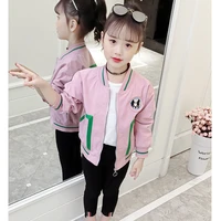 kid girls spring autumn casual thin jacket for 4 6 8 10 12 years baby children teenage fall outerwear girl open trench coat