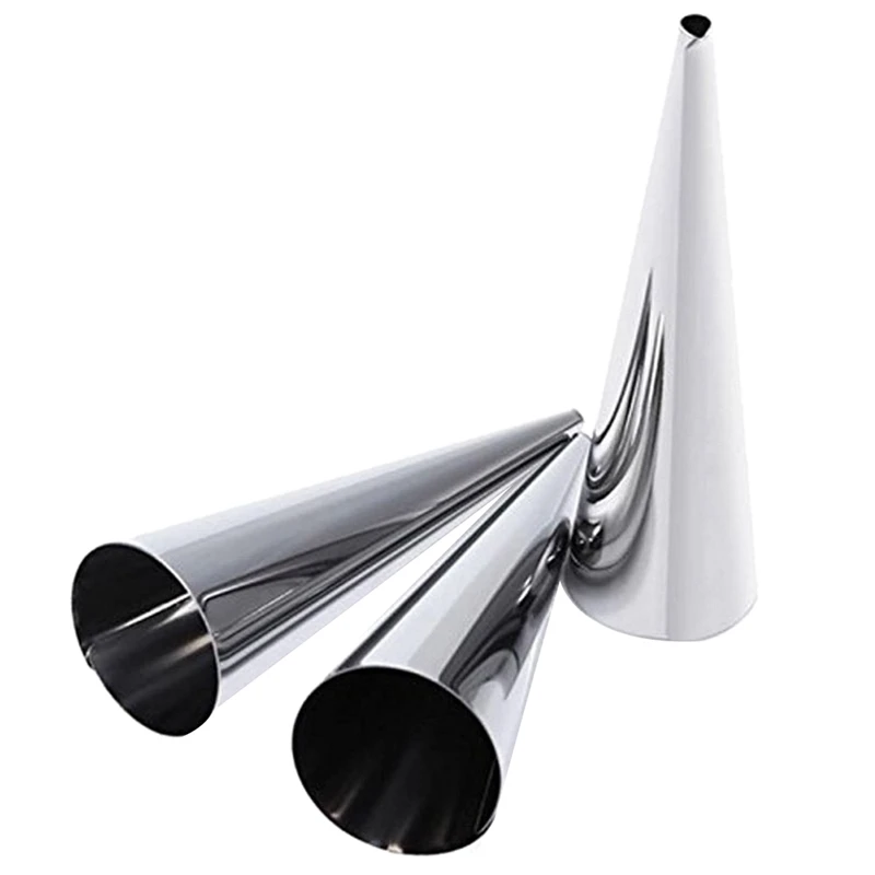 Крема формы рога 12 шт Большой размер конусы для выпечки из нержавеющей стали