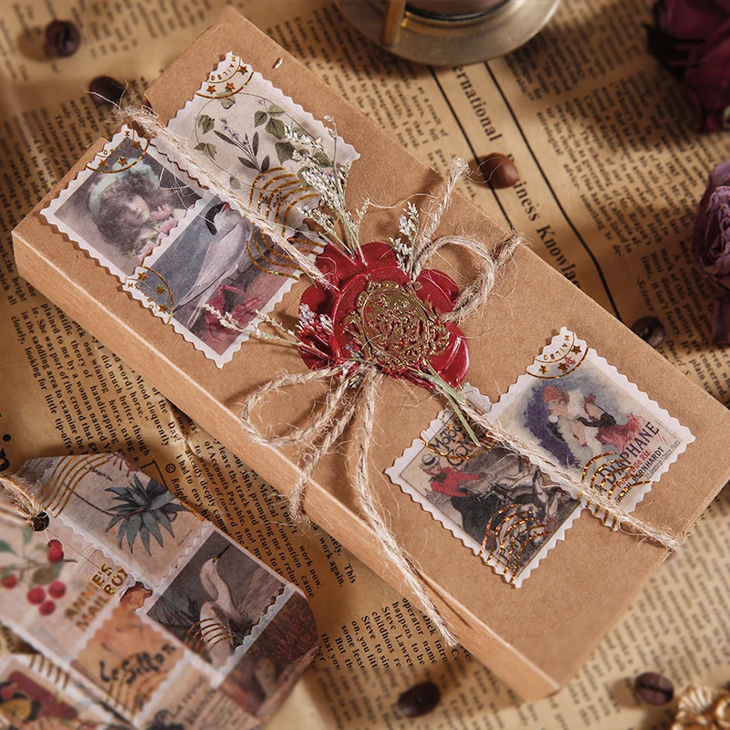 Dimi 40 шт. серия почтовых ящиков Энни наклейка штамп детство Выпускной знак морская