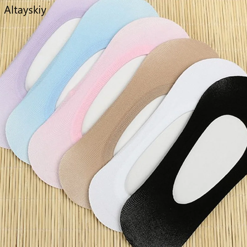 Женские летние новые дышащие прозрачные дезодорирующие однотонные Нескользящие