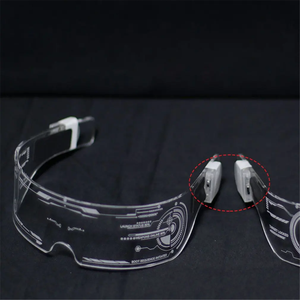 

Luminous Technological Glasses For Disco Party Bar Atmosphere Props Led Luminous Glasses For Men And Women