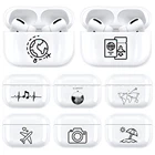 Прозрачный чехол для наушников AirPods 3, мультяшный защитный чехол для Bluetooth наушников Airpods Pro 2019, Забавный самолет