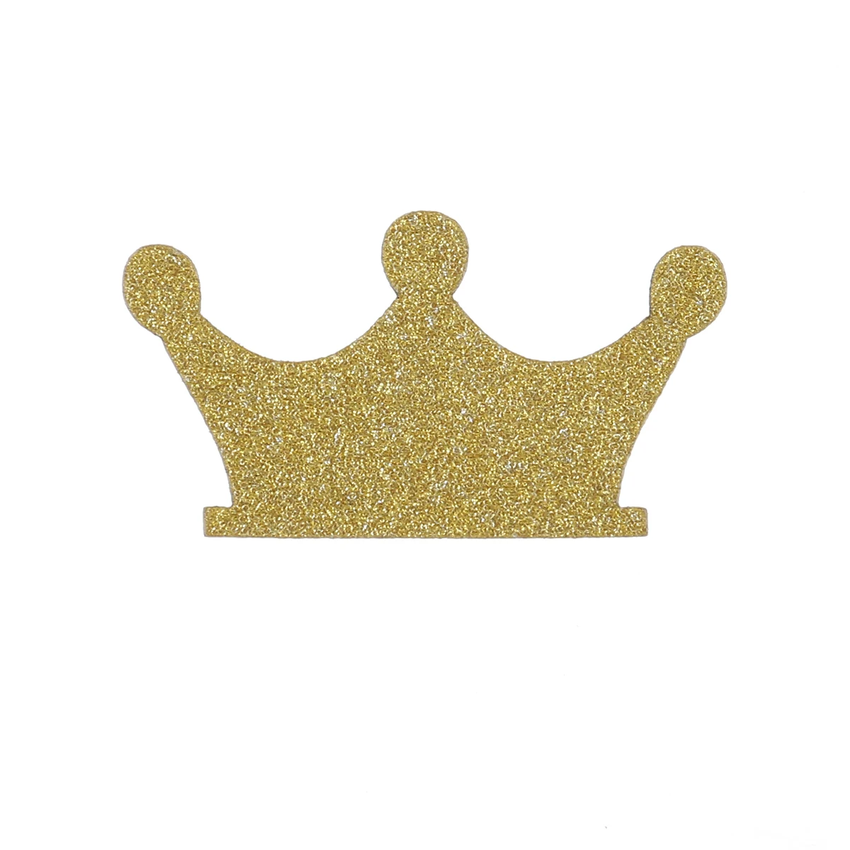 100 шт DIY Двусторонняя золотая корона с блестками конфетти для свадьбы дня