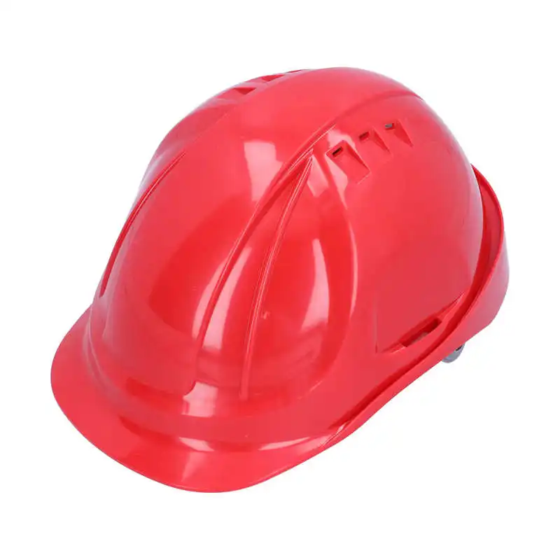 

NEW Red Breathable Hard Hat ABS Adjustable Anti-Smash Impact Resistant Helmet for Construction Sites power industry automobile