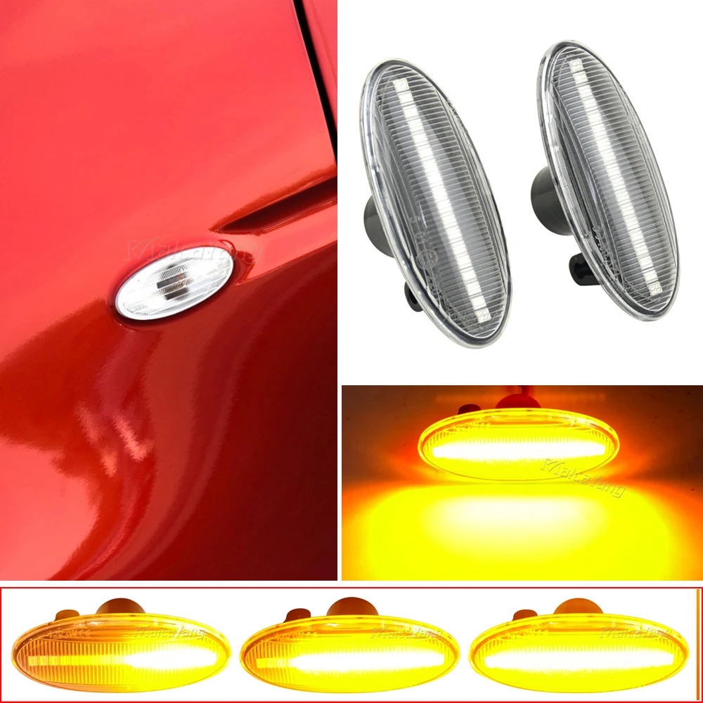 

Dynamic Flowing Water Blinker Indicator LED Turn Signal Side Marker Lights For Smart Forfour W453 2015 2016 2017 2018 2019