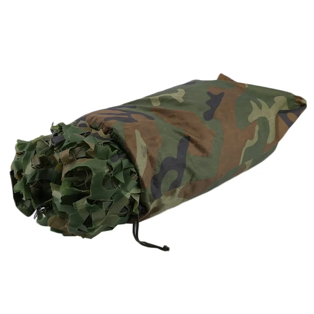 4X5 м большой размер открытый охотничий военный камуфляж джунгли листья сетка