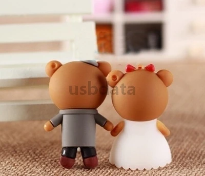 

2.0 64gb 8gb 16gb 32gb Creativo Wedding Dress Bear Pen Driver Cartoon Usb Flash Drive 1TB 2TB Mini Gift Pendrive 128gb Gadgets