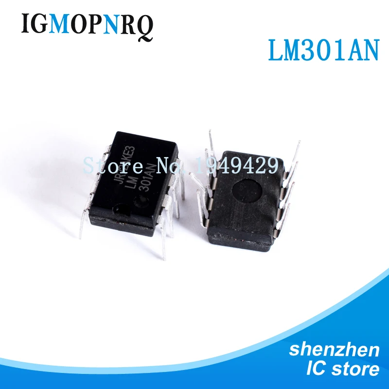 10 шт. LM301AN DIP8 LM301 LM301A операционный усилитель op amp DIP8