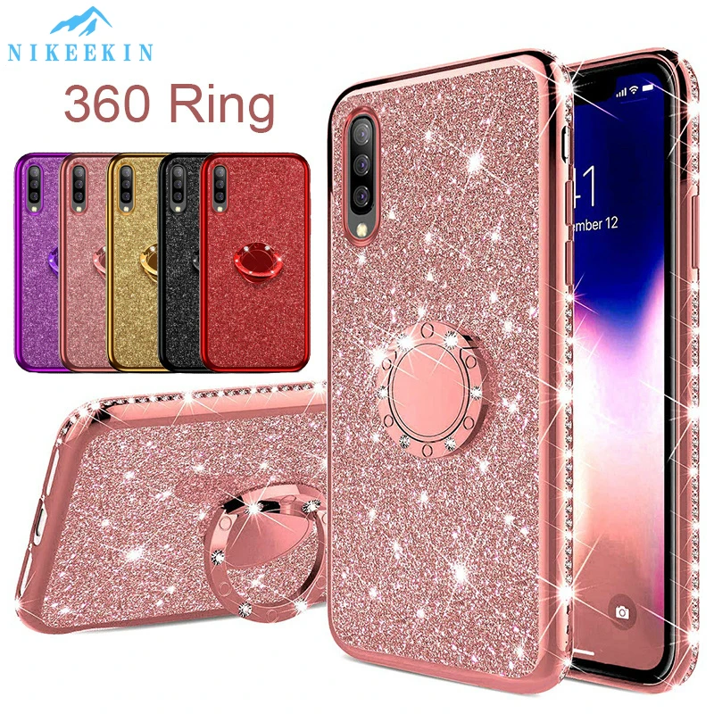 Чехол с блестками для Huawei Y5P Y6P Y7P Y8P Y6S Y9S P Smart 2020 Y5 Y6 Y7 Y9 Prime 2019 P40 Lite E P30 P20 Pro Nova 5T