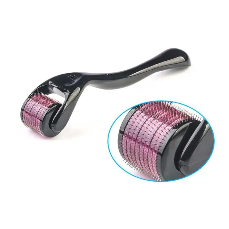 DRS 540 Игольчатый роллер 0,3 мм иглы Титановая ручка для ухода за кожей, массажа лица, процедур татуировки и красоты.