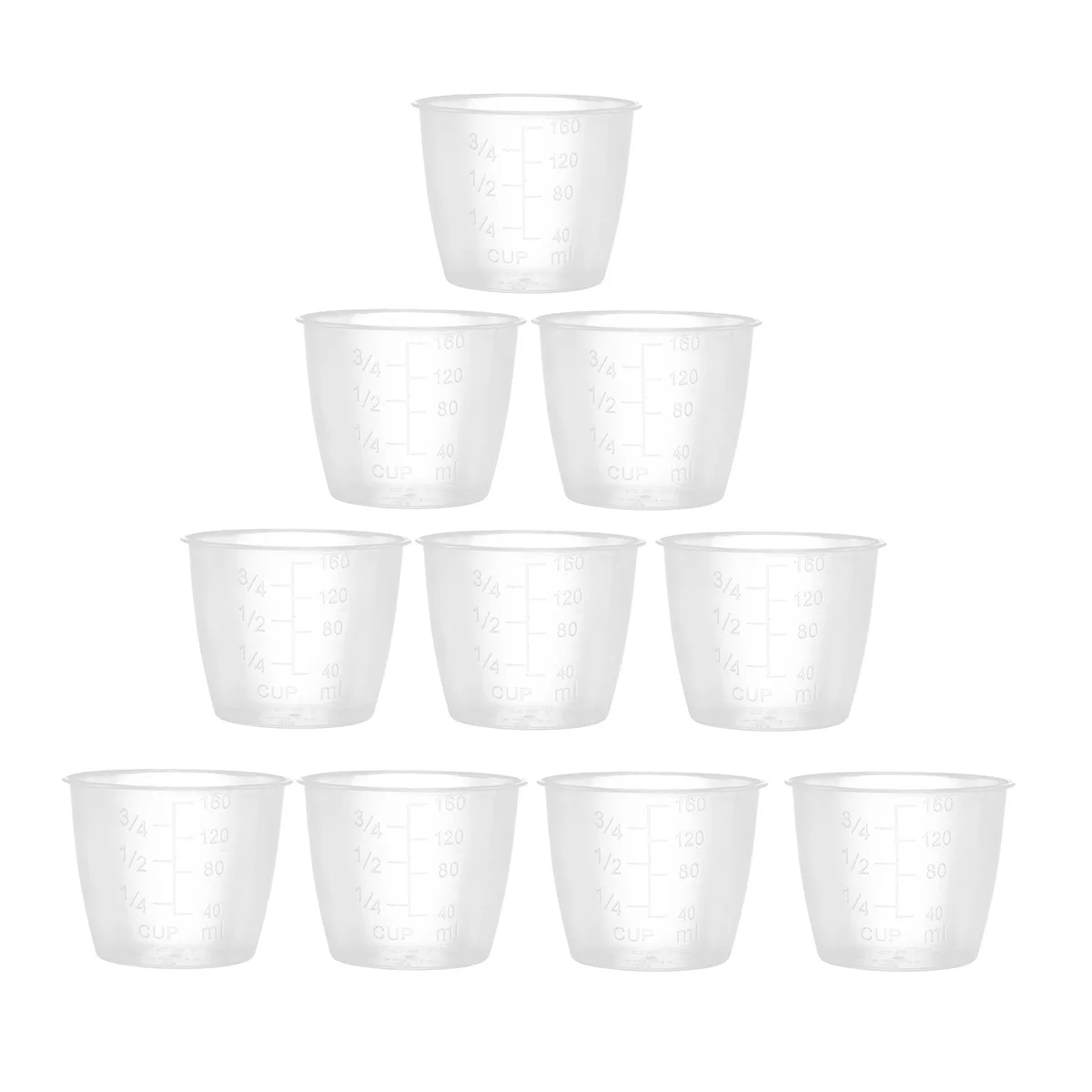 

2/5/10Pcs 160ML Rice Measuring Cup Clear PP Plastic Electric Cooker Rice Cooker Replacement Cups Rice Cup Kitchen Supplies NEW